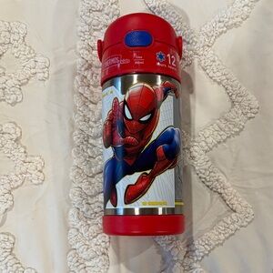 BRAND NEW SPIDER-MAN THERMOS WATER CUP! Never used!!!!!!